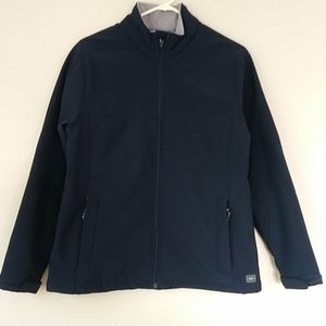 Charles River Apparel Soft Shell Fleece Full Zip Jacket Medium